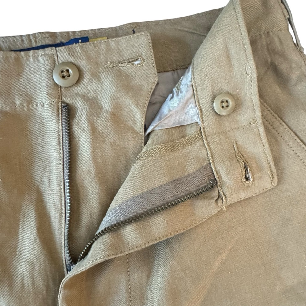 Polo Ralph Lauren Khaki Silk/Linen Blend Cargo Pants NWT 6 - Picture 4 of 10